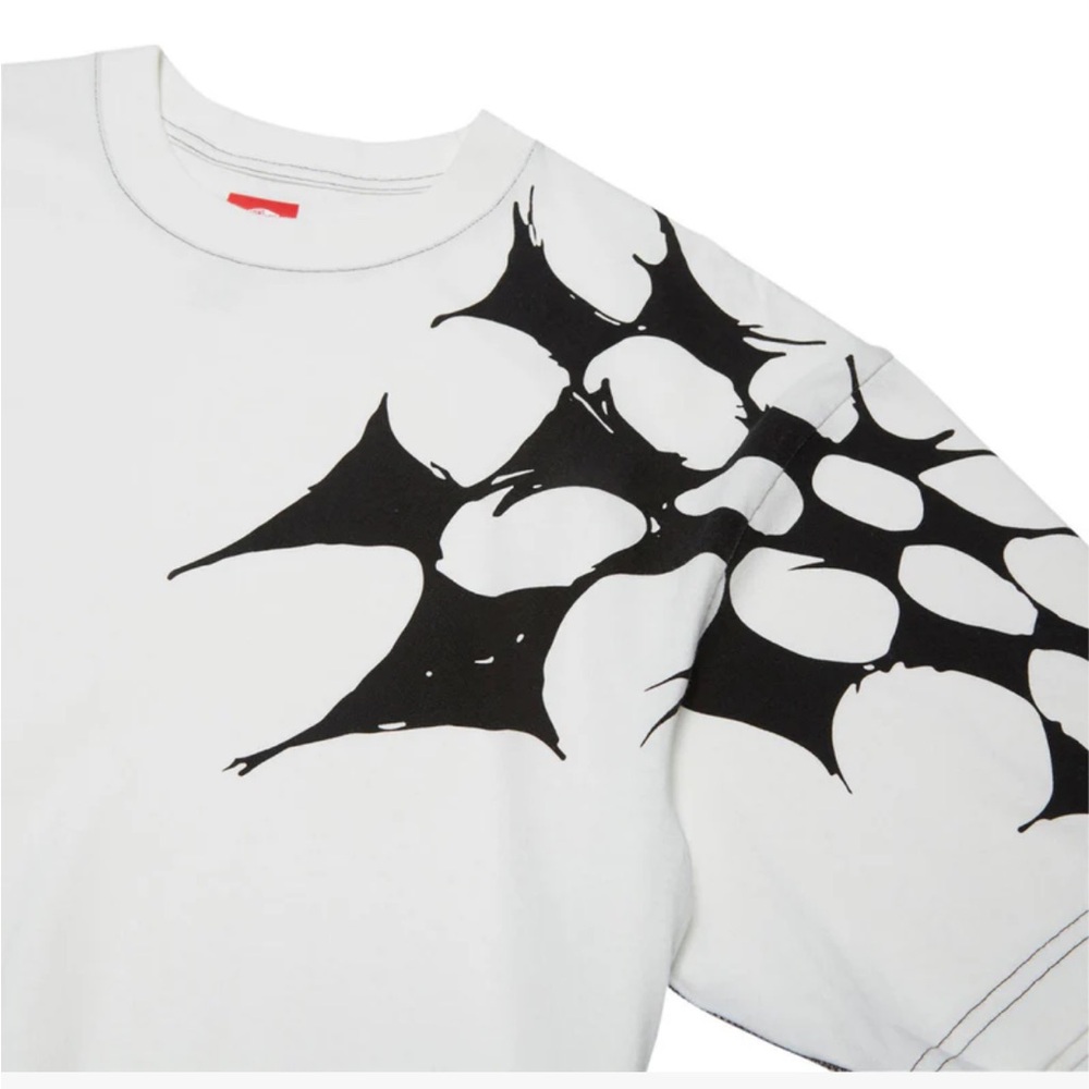 Vans Skate Splatter White and Black Graphic T-Shirt Mens XL - Picture 2 of 3
